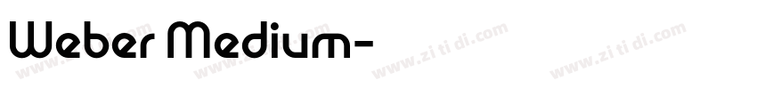 Weber Medium字体转换